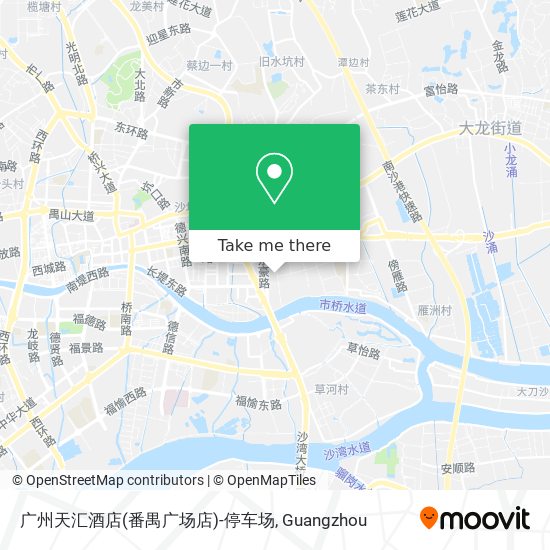 广州天汇酒店(番禺广场店)-停车场 map