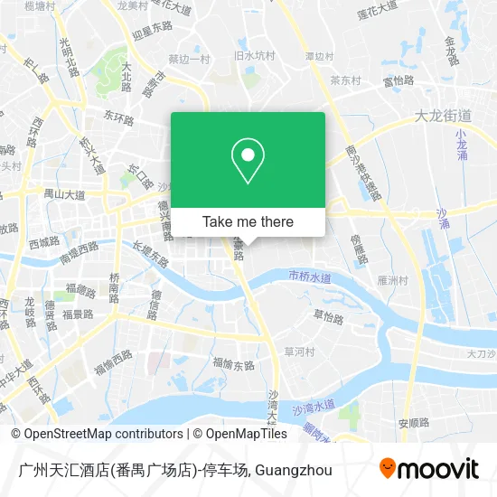 广州天汇酒店(番禺广场店)-停车场 map