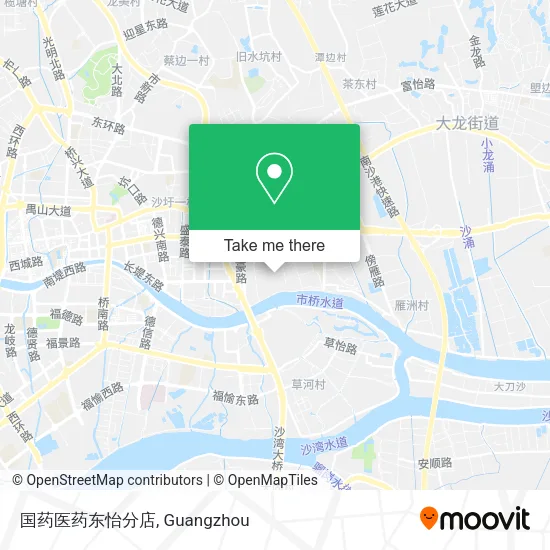 国药医药东怡分店 map
