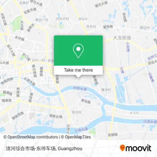 清河综合市场-东停车场 map