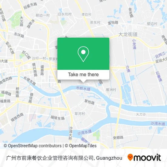 广州市前康餐饮企业管理咨询有限公司 map