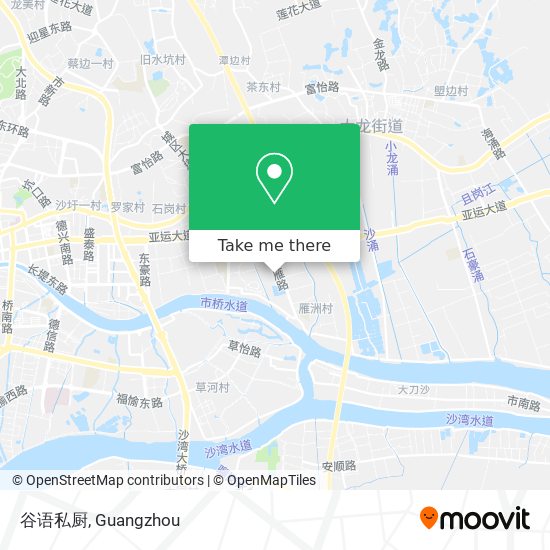 谷语私厨 map