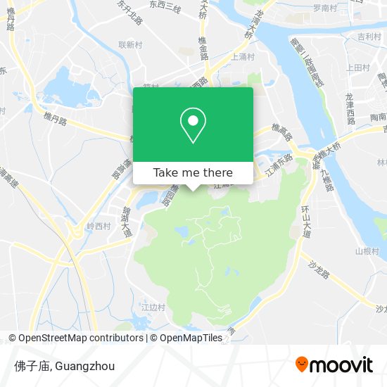 佛子庙 map