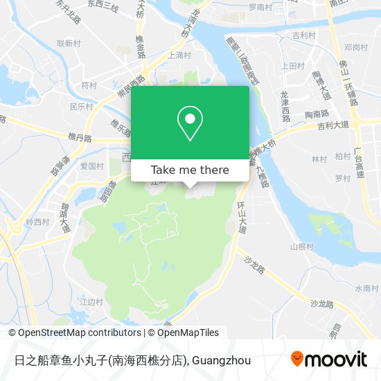 日之船章鱼小丸子(南海西樵分店) map