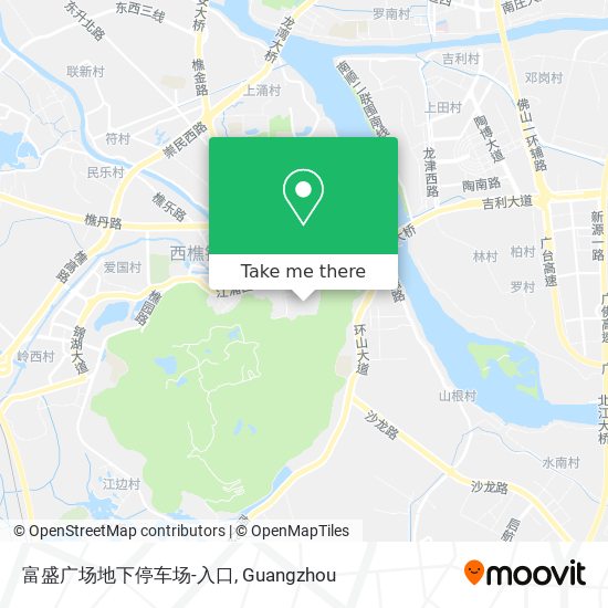 富盛广场地下停车场-入口 map