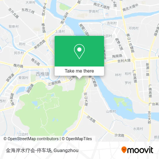 金海岸水疗会-停车场 map