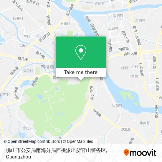 佛山市公安局南海分局西樵派出所官山警务区 map