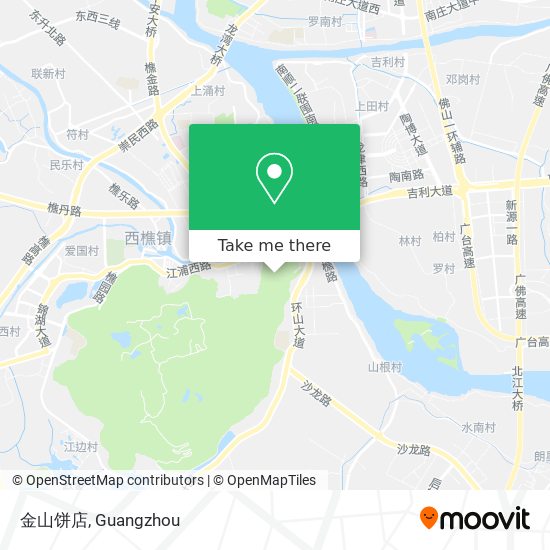 金山饼店 map