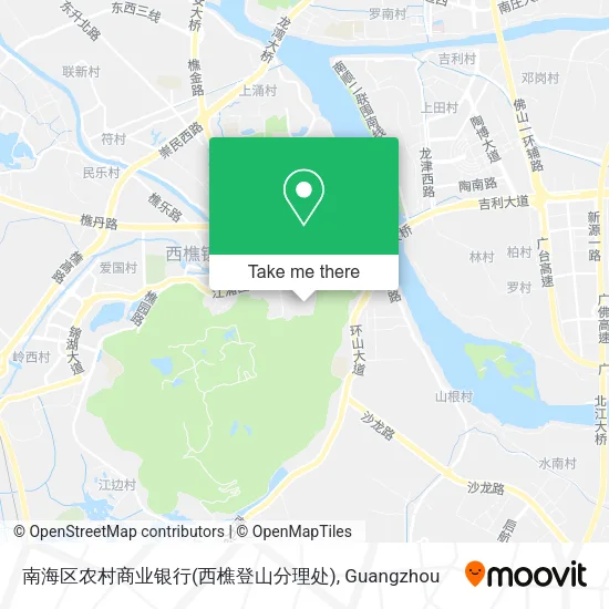 南海区农村商业银行(西樵登山分理处) map