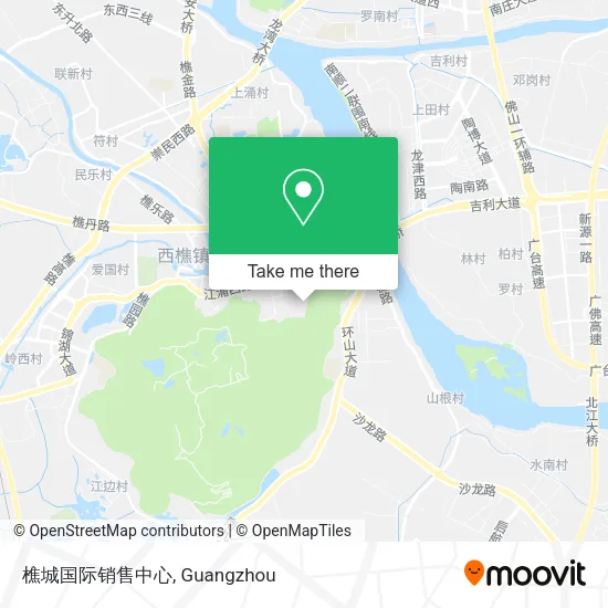 樵城国际销售中心 map