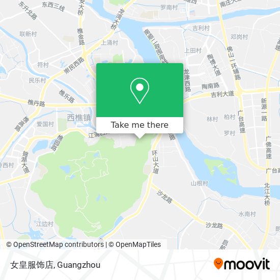 女皇服饰店 map