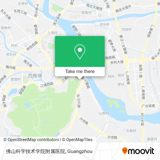 佛山科学技术学院附属医院 map
