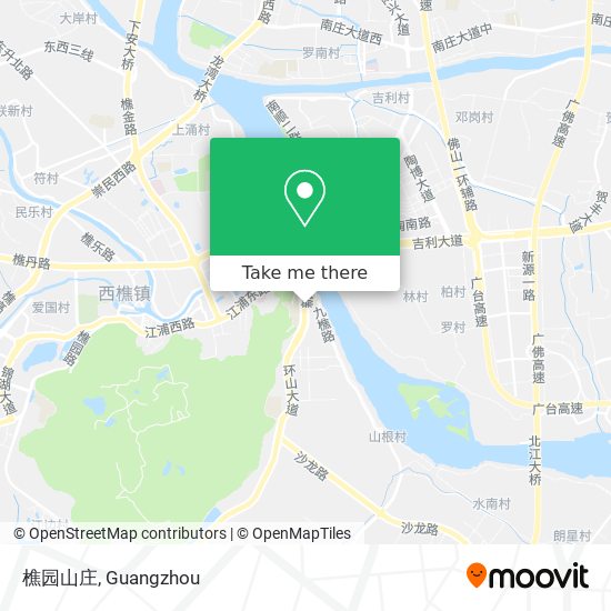 樵园山庄 map