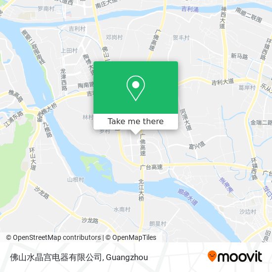 佛山水晶宫电器有限公司 map