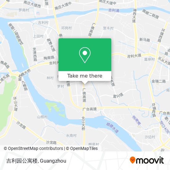 吉利园公寓楼 map