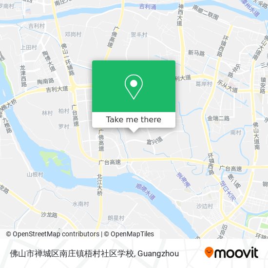 佛山市禅城区南庄镇梧村社区学校 map