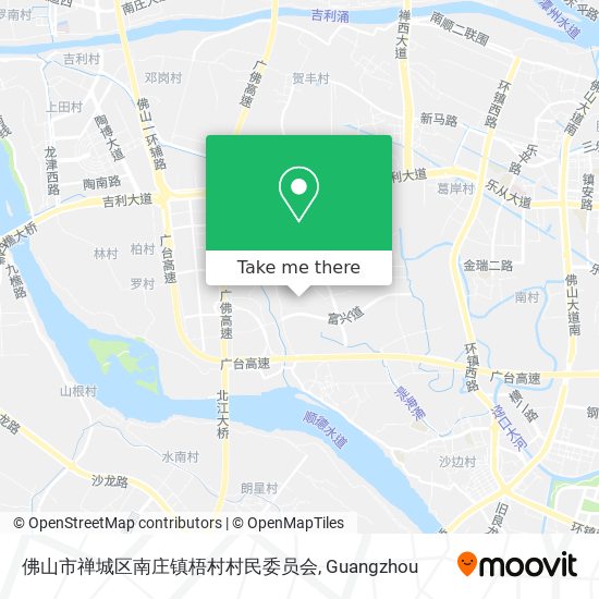 佛山市禅城区南庄镇梧村村民委员会 map