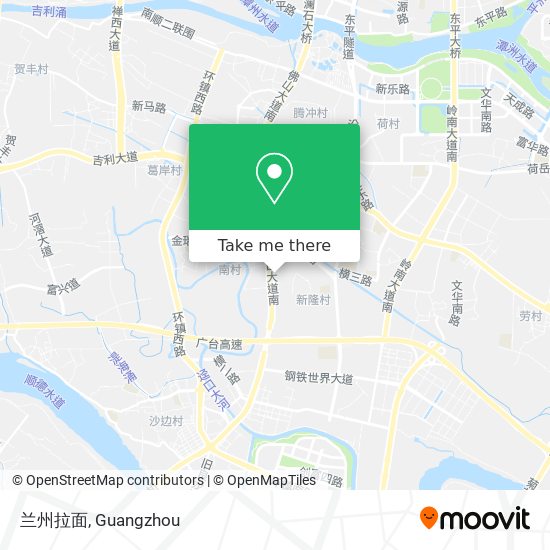 兰州拉面 map