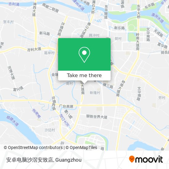 安卓电脑沙滘安致店 map