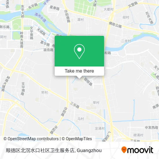 顺德区北滘水口社区卫生服务店 map