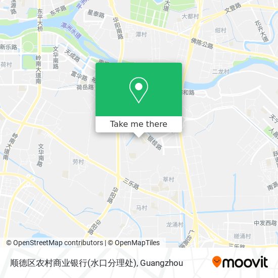顺德区农村商业银行(水口分理处) map