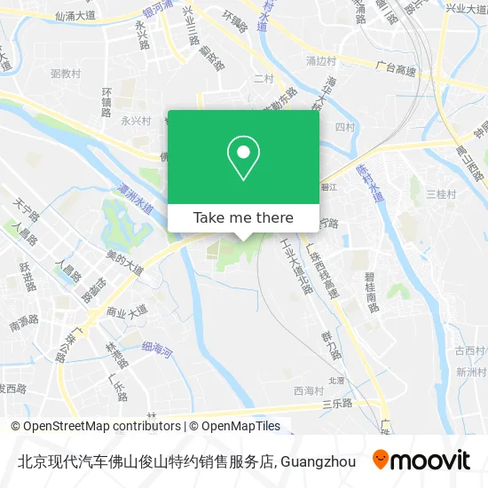 北京现代汽车佛山俊山特约销售服务店 map