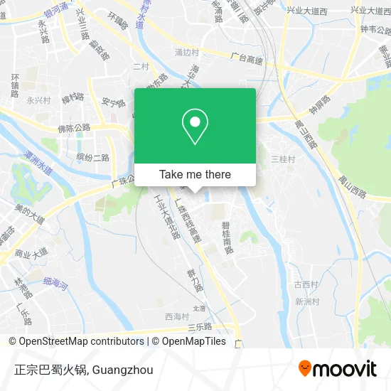 正宗巴蜀火锅 map