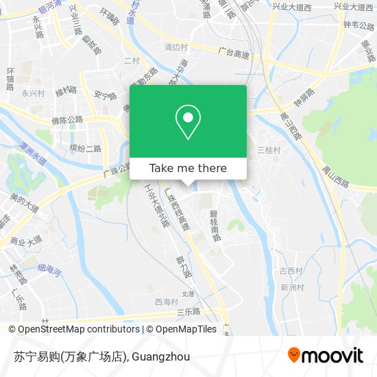 苏宁易购(万象广场店) map