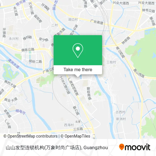 山山发型连锁机构(万象时尚广场店) map