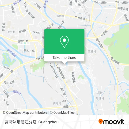 蓝湾沐足碧江分店 map