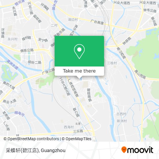 采蝶轩(碧江店) map