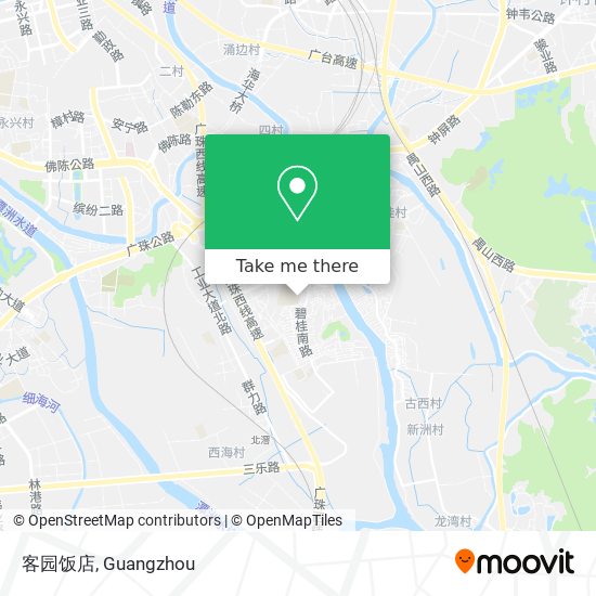 客园饭店 map