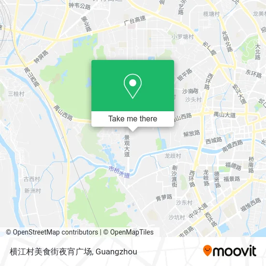 横江村美食街夜宵广场 map