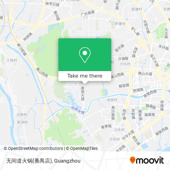 无间道火锅(番禺店) map