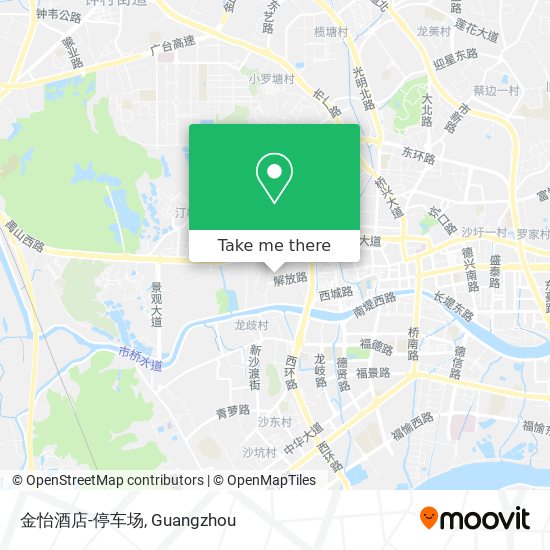 金怡酒店-停车场 map