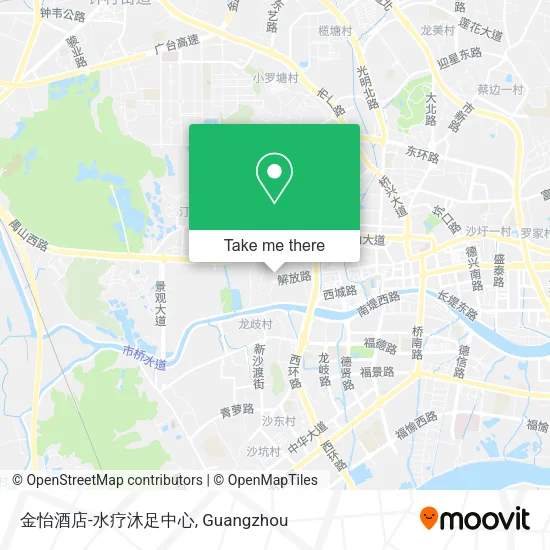 金怡酒店-水疗沐足中心 map