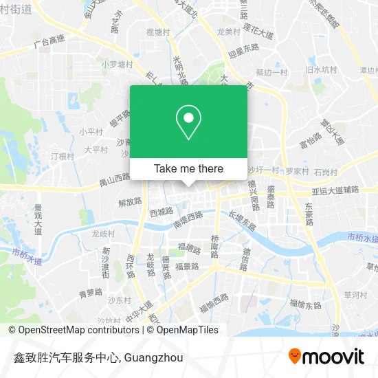 鑫致胜汽车服务中心 map