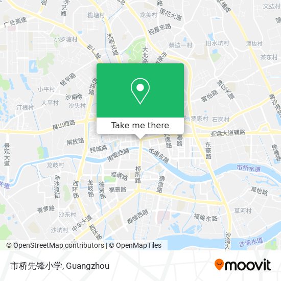 市桥先锋小学 map