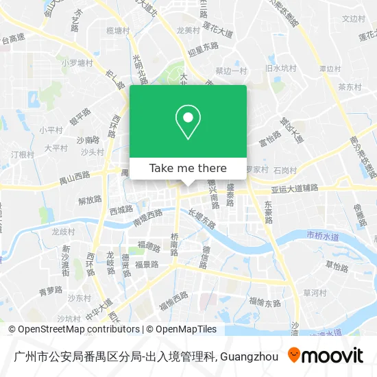 广州市公安局番禺区分局-出入境管理科 map