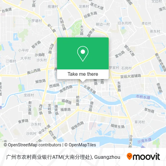 广州市农村商业银行ATM(大南分理处) map