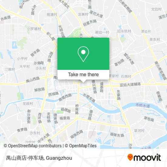 禺山商店-停车场 map