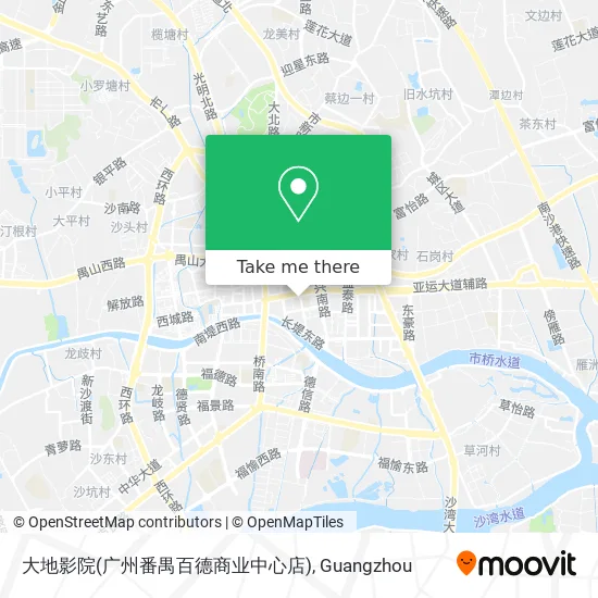 大地影院(广州番禺百德商业中心店) map