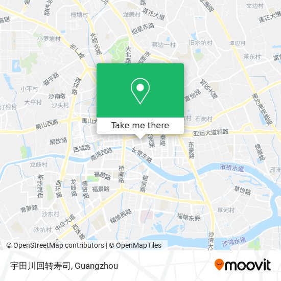 宇田川回转寿司 map