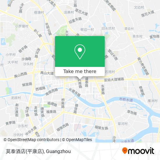 莫泰酒店(平康店) map