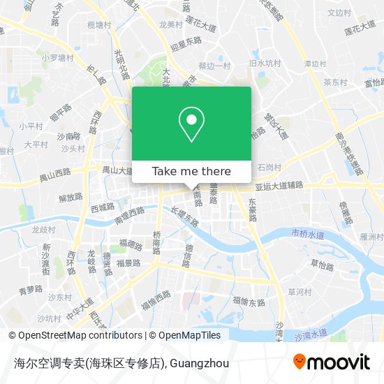 海尔空调专卖(海珠区专修店) map