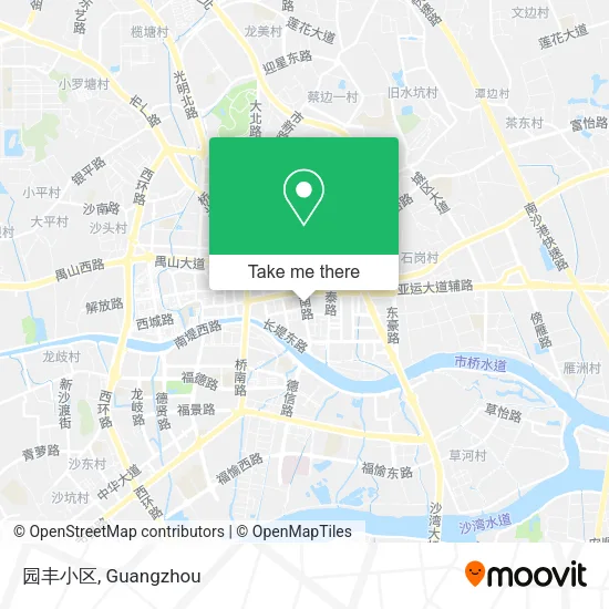 园丰小区 map