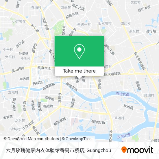 六月玫瑰健康内衣体验馆番禺市桥店 map