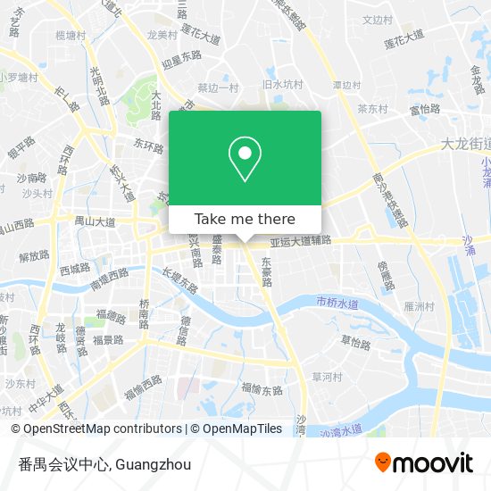 番禺会议中心 map