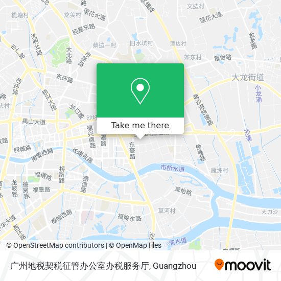 广州地税契税征管办公室办税服务厅 map