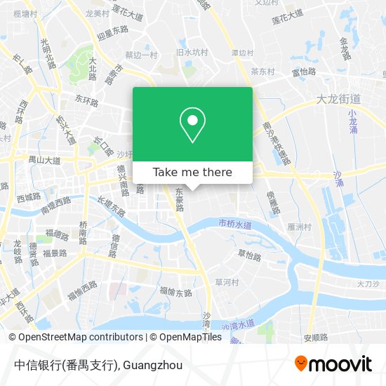 中信银行(番禺支行) map